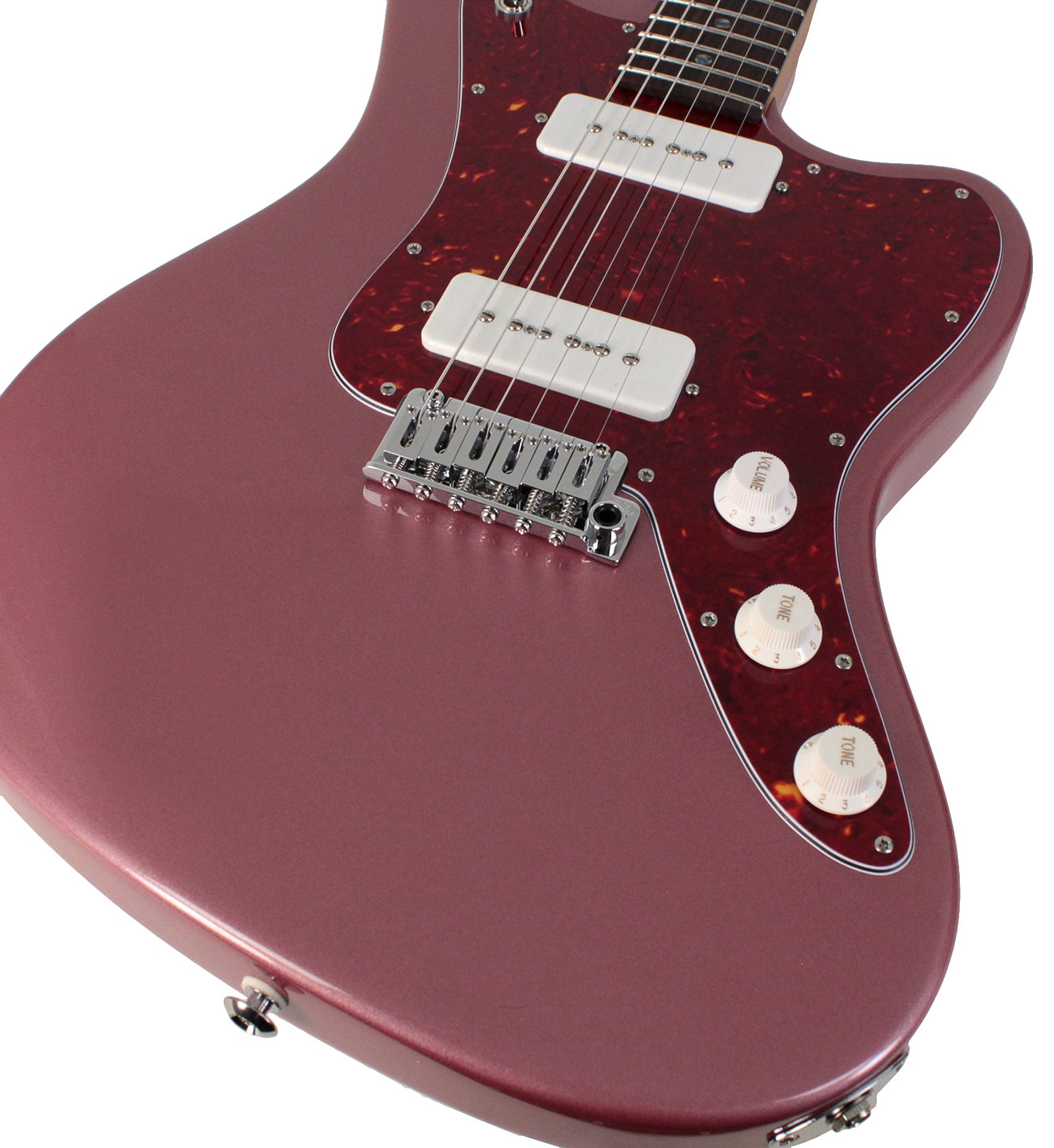 Suhr Select Classic JM Guitar, Roasted Neck, Burgundy Mist