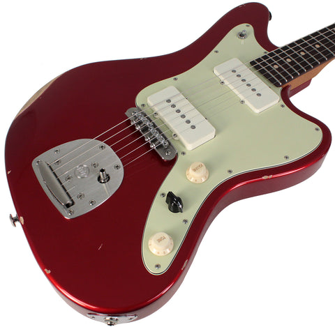 Suhr Limited Classic JM Antique Guitar, Candy Apple Red