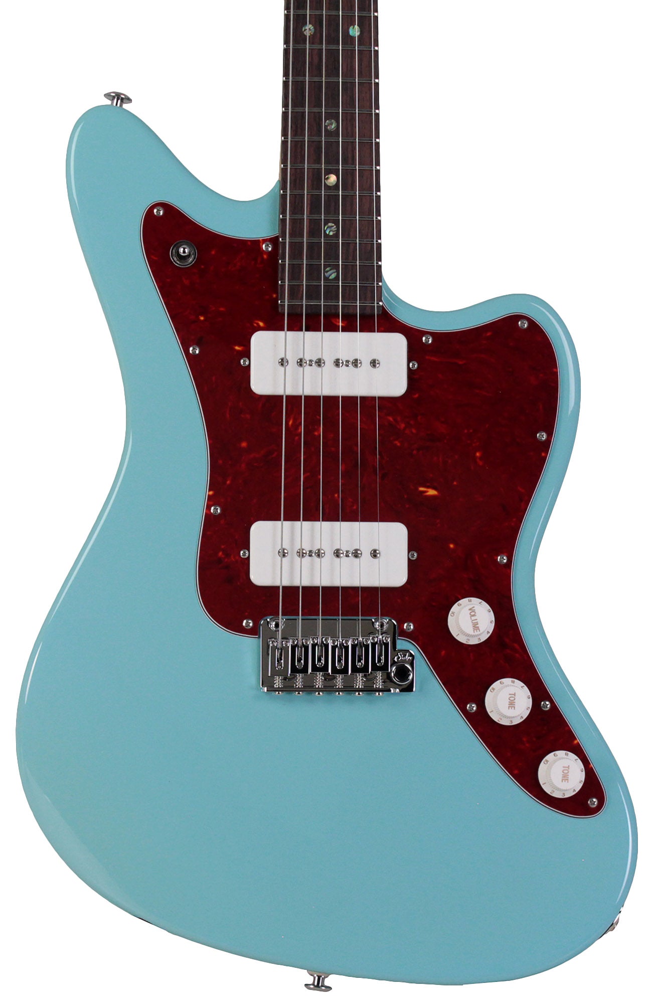 Suhr Select Classic JM Guitar, Roasted Neck, Daphne Blue