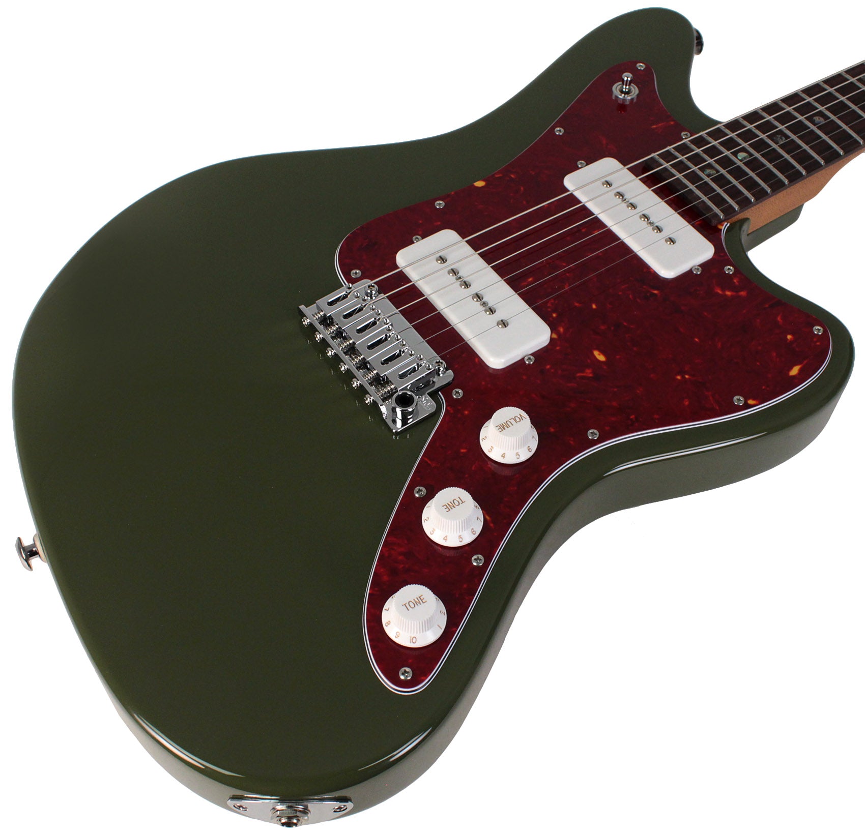 Suhr Select Classic JM Guitar, Roasted Neck, Dark Forest Green 