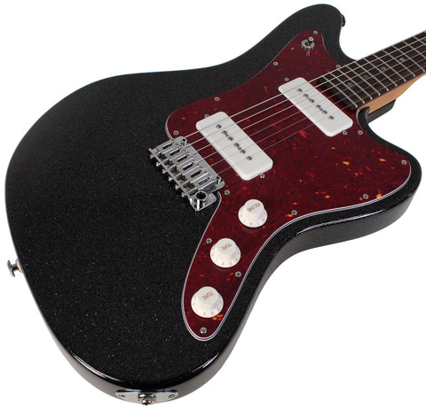 Suhr Select Classic JM Guitar, Roasted Neck, Graphite Metallic