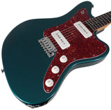 Suhr Select Classic JM Guitar, Roasted Neck, Ocean Turquoise Metallic