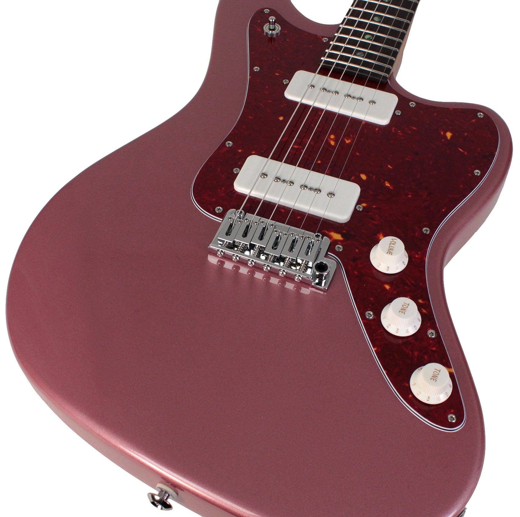 Suhr Select Classic JM Guitar, Roasted Neck, Burgundy Mist