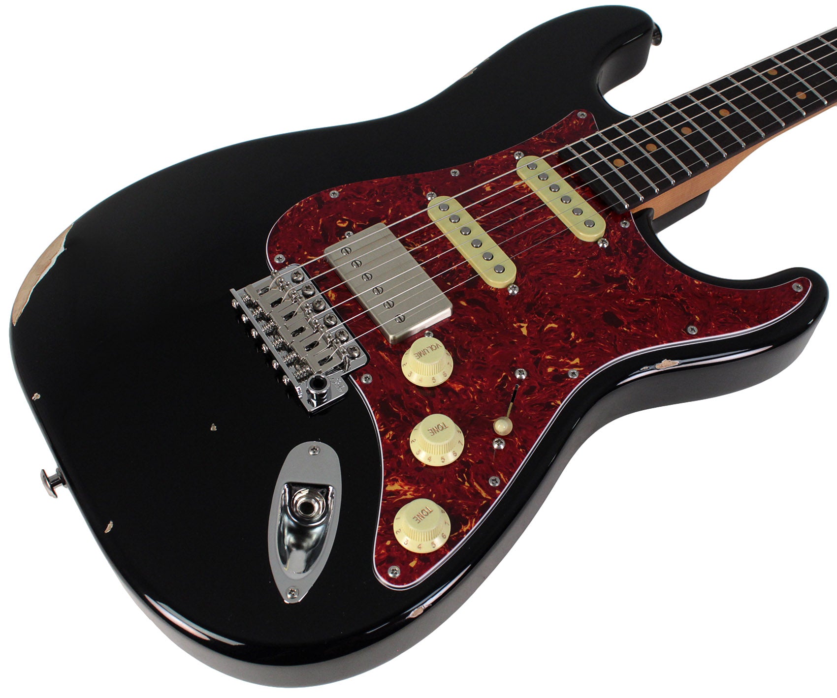 Suhr Select Classic S Antique HSS Guitar, Roasted Neck, Black Suhr Select Classic S Antique HSS Guitar, Roasted Neck, Black