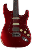 Suhr Select Classic S Antique HSS Guitar, Roasted Neck, Candy Apple Red Metallic, Tortoise Shell