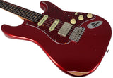 Suhr Select Classic S Antique HSS Guitar, Roasted Neck, Candy Apple Red Metallic, Tortoise Shell