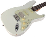 Suhr Select Classic S Antique HSS Guitar, Roasted Neck, Olympic White - Humbucker Music