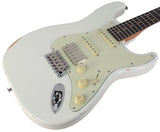 Suhr Select Classic S Antique HSS Guitar, Roasted Neck, Olympic White