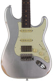 Suhr Select Classic S Antique HSS Guitar, Roasted Neck, Firemist Silver