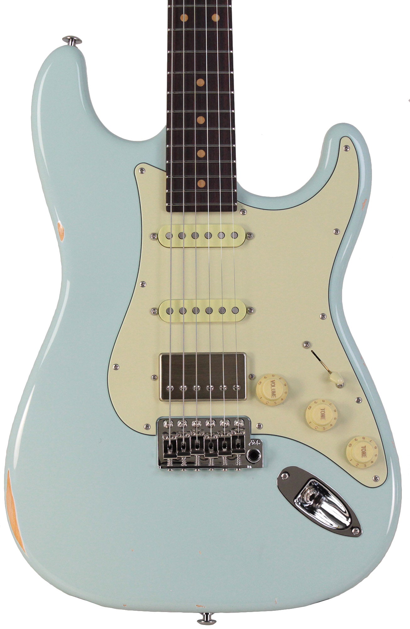 Suhr Select Classic S Antique HSS Guitar, Roasted Neck, Sonic Blue Suhr Select Classic S Antique HSS Guitar, Roasted Neck, Sonic Blue