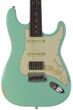 Suhr Select Classic S Antique HSS Guitar, Roasted Neck, Surf Green - Humbucker Music