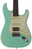 Suhr Select Classic S Antique HSS Guitar, Roasted Neck, Surf Green - Humbucker Music