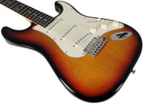 Suhr Classic S Antique Guitar, 3-Tone Burst, Rosewood