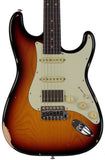 Suhr Select Classic S Antique HSS Guitar, Roasted Neck, 3-Tone Sunburst - Humbucker Music
