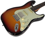 Suhr Select Classic S Antique HSS Guitar, Roasted Neck, 3-Tone Sunburst - Humbucker Music