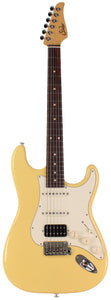 Suhr Classic S Antique Guitar, Vintage Yellow, Rosewood, HSS