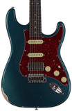 Suhr Select Classic S Antique HSS Guitar, Roasted Neck, Ocean Turquoise Metallic, Tortoise Shell