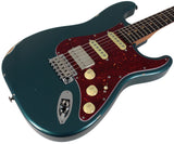 Suhr Select Classic S Antique HSS Guitar, Roasted Neck, Ocean Turquoise Metallic, Tortoise Shell