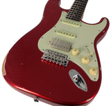 Suhr Select Classic S Antique HSS Guitar, Roasted Neck, Candy Apple Red Metallic