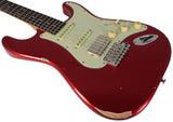Suhr Select Classic S Antique HSS Guitar, Roasted Neck, Candy Apple Red Metallic