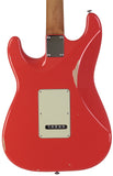 Suhr Select Classic S Antique HSS Guitar, Roasted Neck, Fiesta Red - Humbucker Music