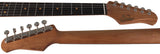 Suhr Select Classic S Antique HSS Guitar, Roasted Neck, Fiesta Red - Humbucker Music