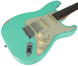 Suhr Select Classic S Antique HSS Guitar, Roasted Neck, Seafoam Green