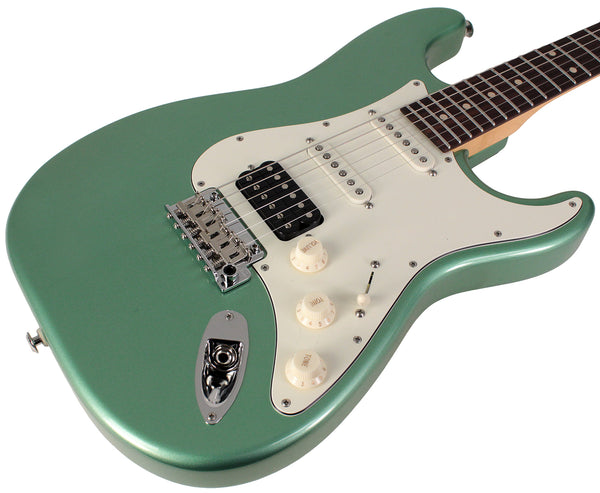 Suhr Classic S HSS Guitar, Cactus Green Metallic, Rosewood | Humbucker ...