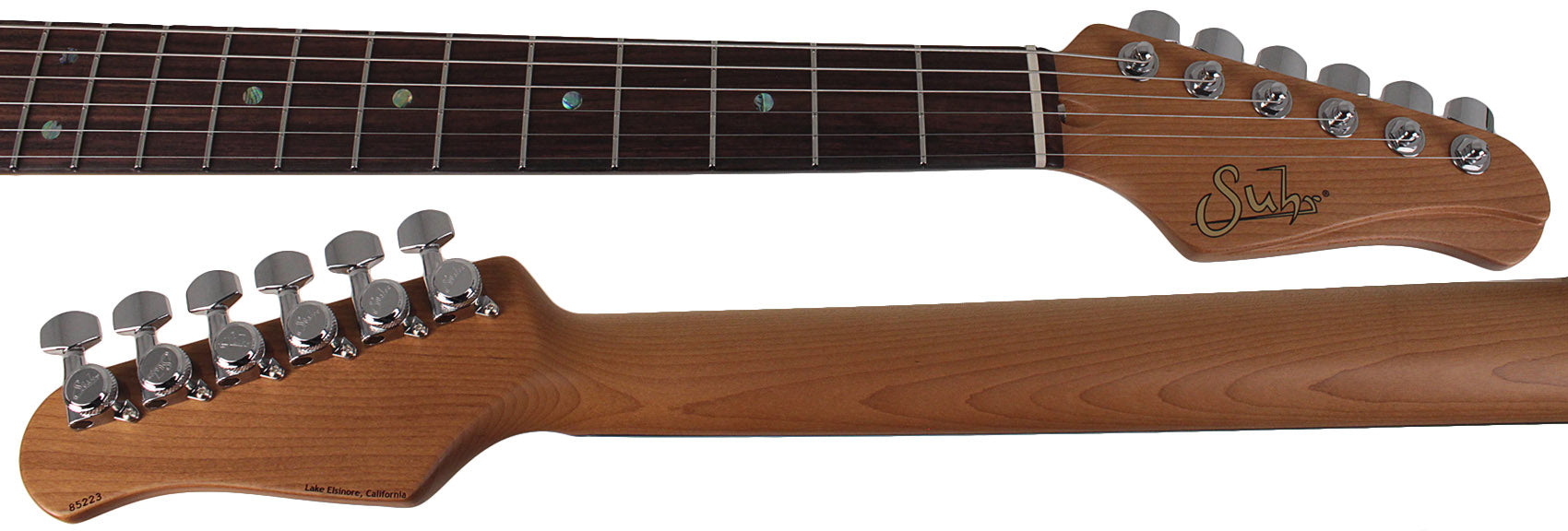 Suhr Select Classic S HSS Guitar, Roasted Neck, Forest Green