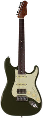 Suhr Select Classic S Antique HSS Guitar, Roasted Neck, Forest Green