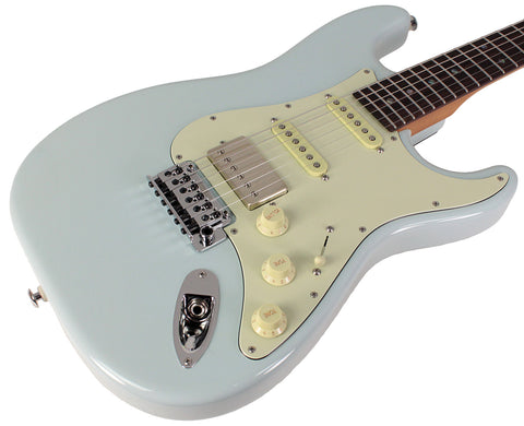 Suhr Select Classic S HSS Guitar, Roasted Neck, Sonic Blue