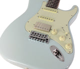 Suhr Select Classic S HSS Guitar, Roasted Neck, Sonic Blue