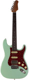 Suhr Select Classic S HSS Guitar, Roasted Neck, Surf Green, Tortoise Shell