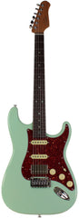 Suhr Select Classic S HSS Guitar, Roasted Neck, Surf Green, Tortoise Shell