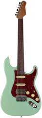 Suhr Select Classic S HSS Guitar, Roasted Neck, Surf Green, Tortoise Shell