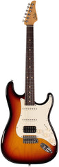 Suhr Classic S HSS Guitar, 3 Tone Burst, Rosewood