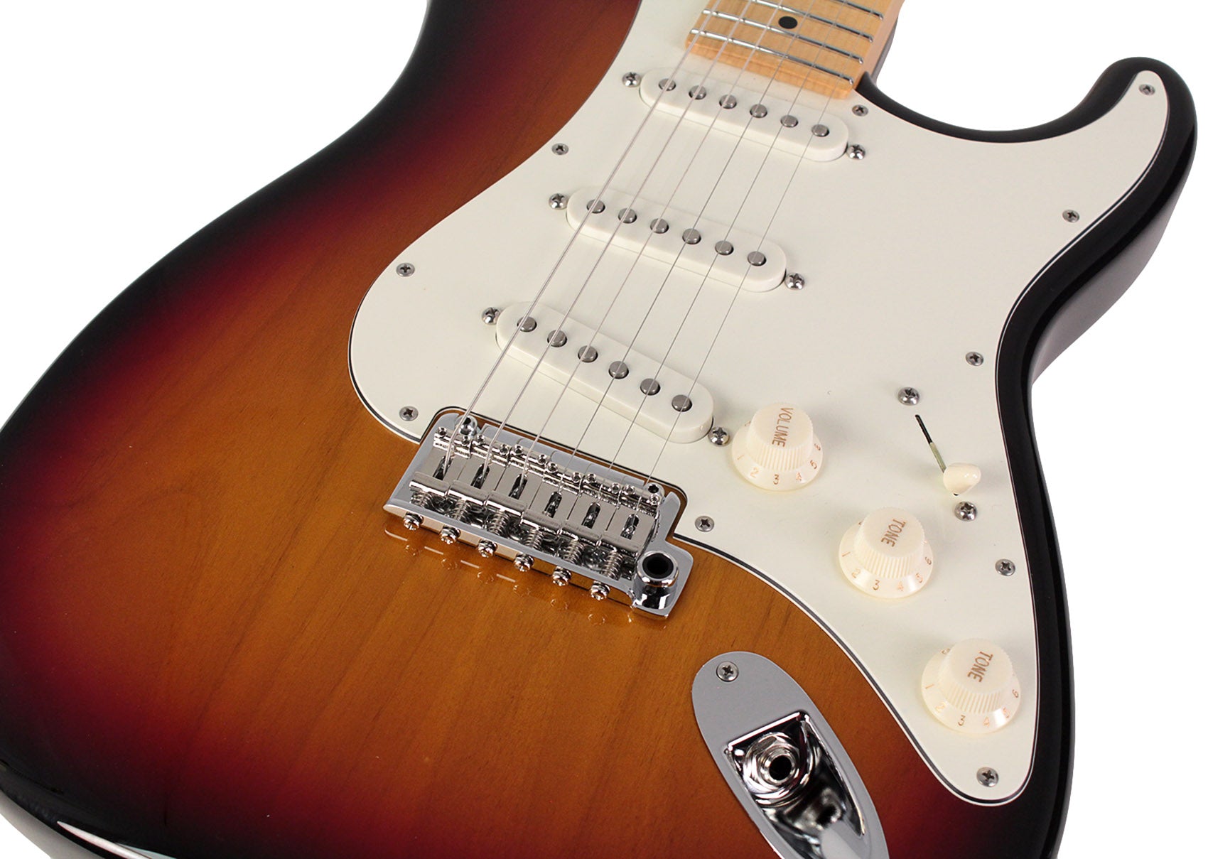 Suhr Classic S Guitar, 3 Tone Burst, Maple | Humbucker Music