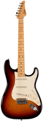 Suhr Classic S Guitar, 3 Tone Burst, Maple