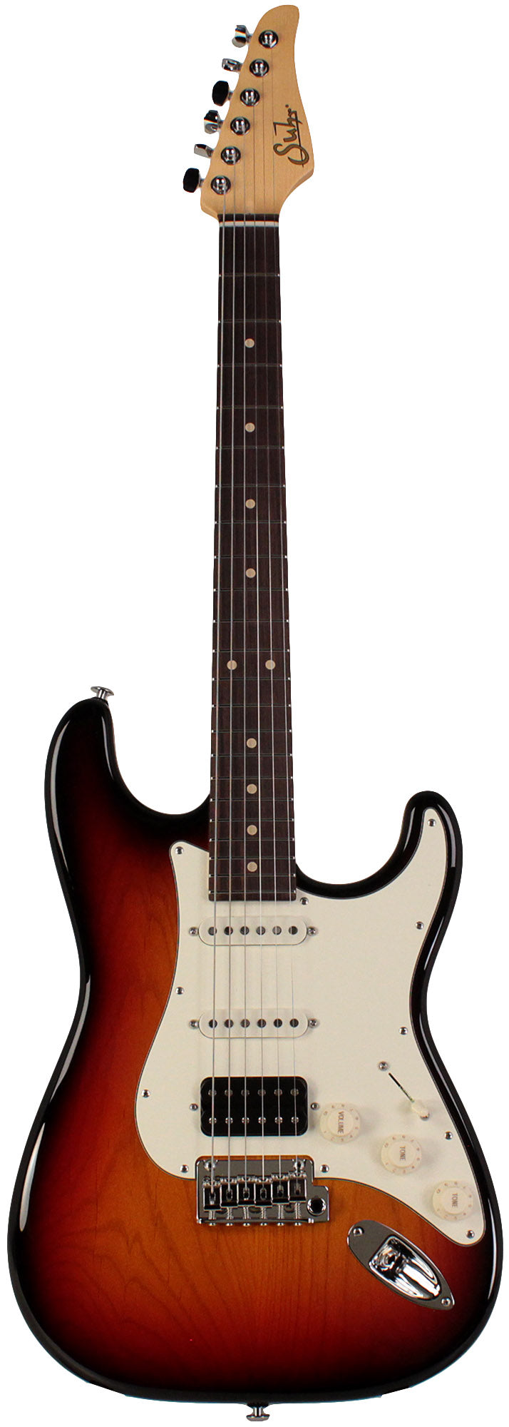 ギター Suhr Classic S 3Tone Burst Suhr Classic S HSS Guitar, 3 Tone Burst, Rosewood