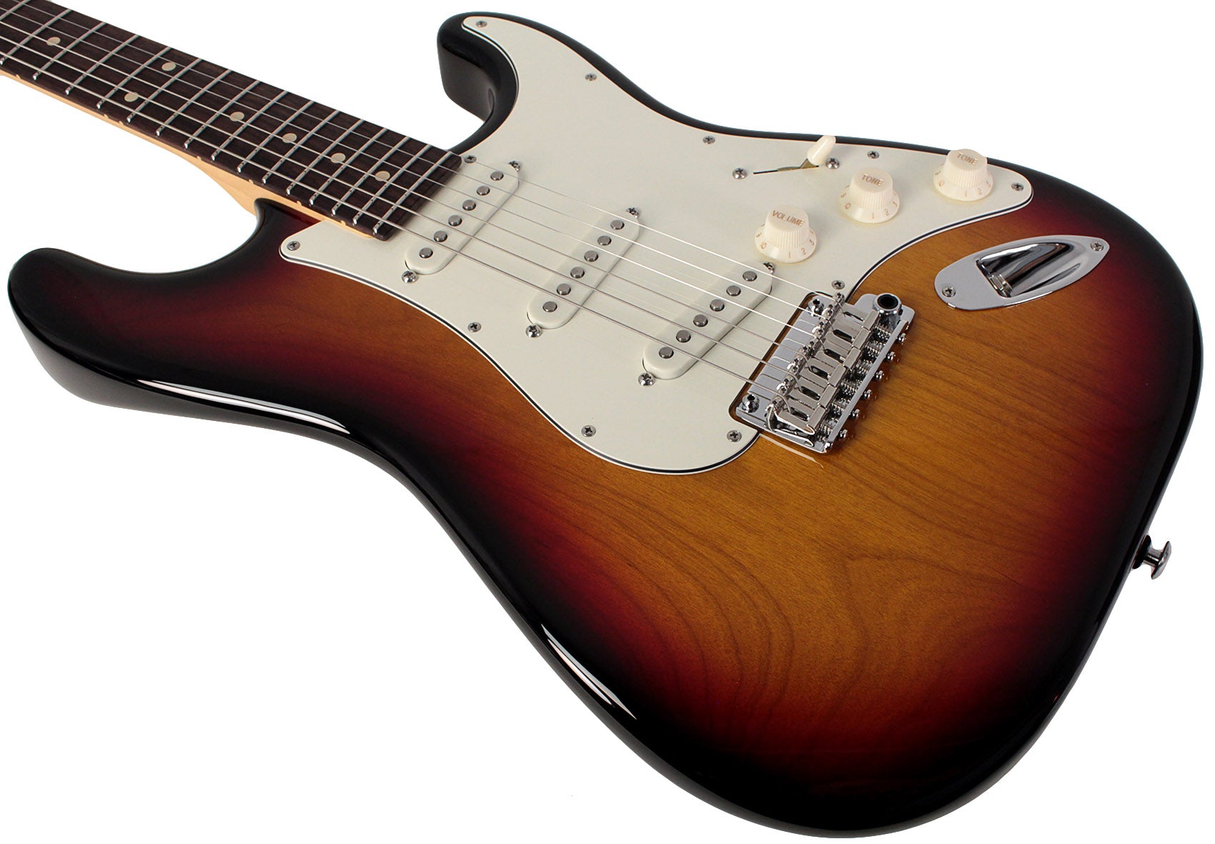 ギター Suhr classic S 3S Suhr Classic S SSS Electric Guitar - 3-tone Burst with Maple