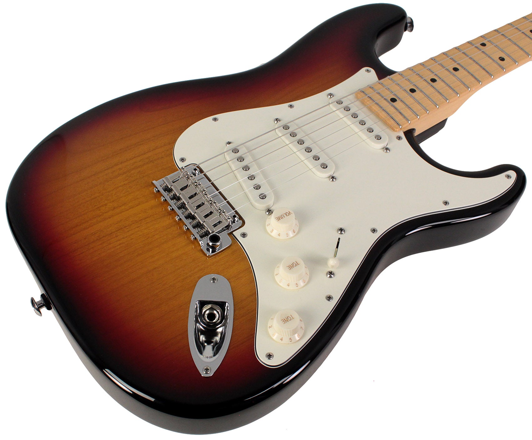 Suhr Classic S Guitar, 3 Tone Burst, Maple | Humbucker Music
