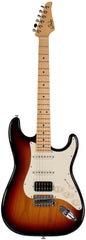 Suhr Classic S HSS Guitar, 3 Tone Burst, Maple