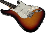 Suhr Classic S Guitar, 3 Tone Burst, Rosewood - Humbucker Music