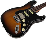 Suhr Select Classic S Antique HSS Guitar, Roasted Neck, 2-Tone Tobacco Burst, Black PG