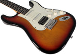 Suhr Classic S Antique Guitar, 3-Tone Burst, Rosewood, HSS