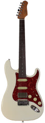 Suhr Select Classic S HSS Guitar, Roasted Neck, Olympic White, Tortoise Shell