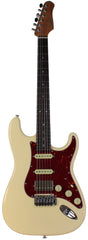 Suhr Select Classic S HSS Guitar, Roasted Neck, Vintage White, Tortoise Shell