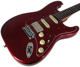 Suhr Select Classic S HSS Guitar, Roasted Neck, Candy Apple Red Metallic, Tortoise Shell
