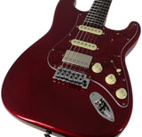 Suhr Select Classic S HSS Guitar, Roasted Neck, Candy Apple Red Metallic, Tortoise Shell