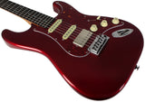 Suhr Select Classic S HSS Guitar, Roasted Neck, Candy Apple Red Metallic, Tortoise Shell
